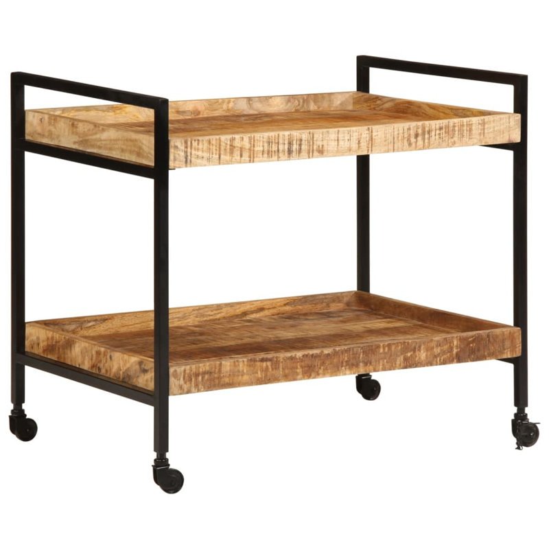 Alliber Solid Wood Bar Cart