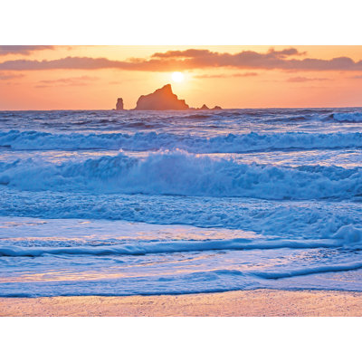 Rialto Beach Sunset Print by Bruce Heinemann