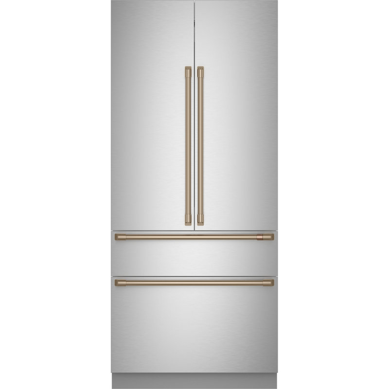 40" Refrigeration Handle Kit, Brushed Bronze