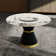 Ryding Modern Round Sintered Stone Dining Table with Rotating Tray