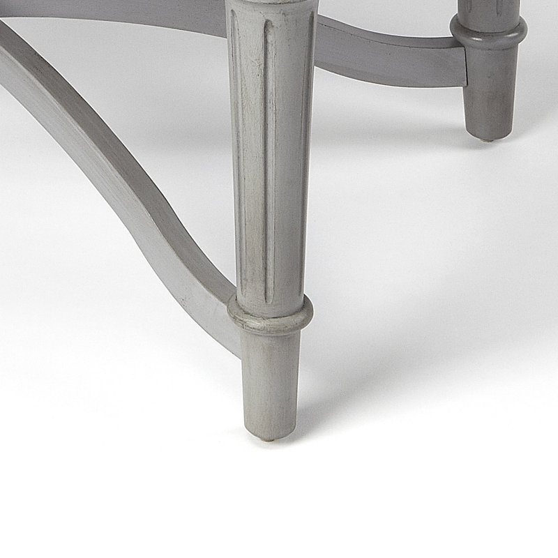 Kiley Cross Legs Coffee Table, Grey