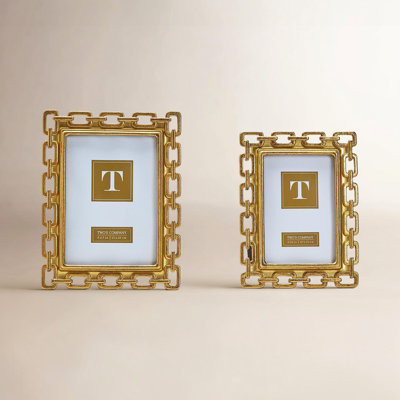 Gold Chain 4" x 6" Picture Frame