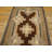 Hooked Wool Antique American 1925 Small Scatter Size Multicolor Rug
