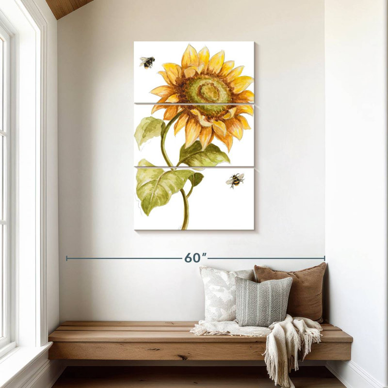Récolte de tournesol doré II