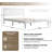 Moriel Queen Size Transitional Modern Solid Wood Platform Bed Frame, MOB-40-Q, with Shaker Headboard, Classic White Oak, No Box Spring Needed-1106258272-1106258275