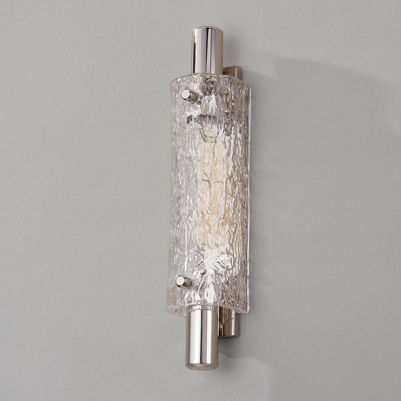HARWICH 1 LIGHT WALL SCONCE, Polished Nickel