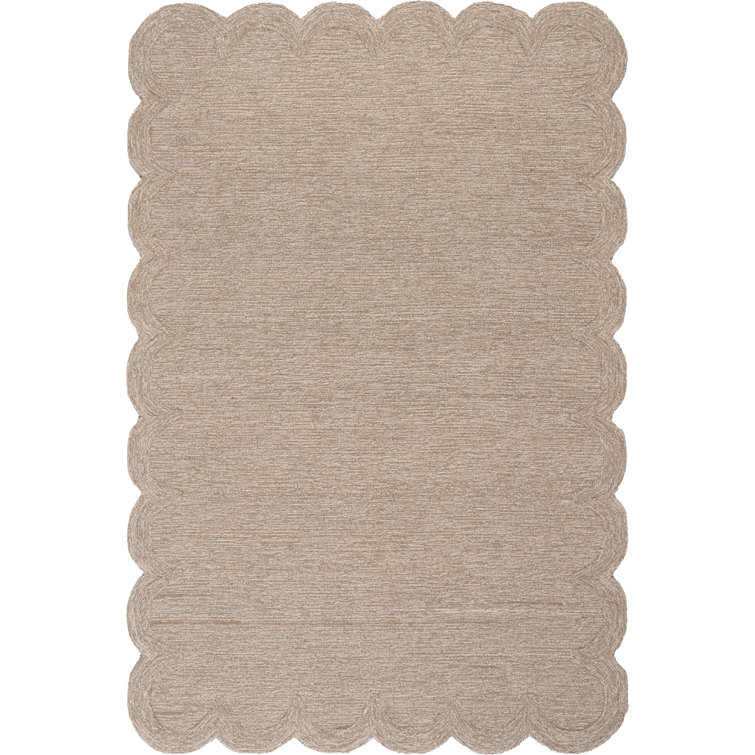  Elira Solid Bordered Area Rug