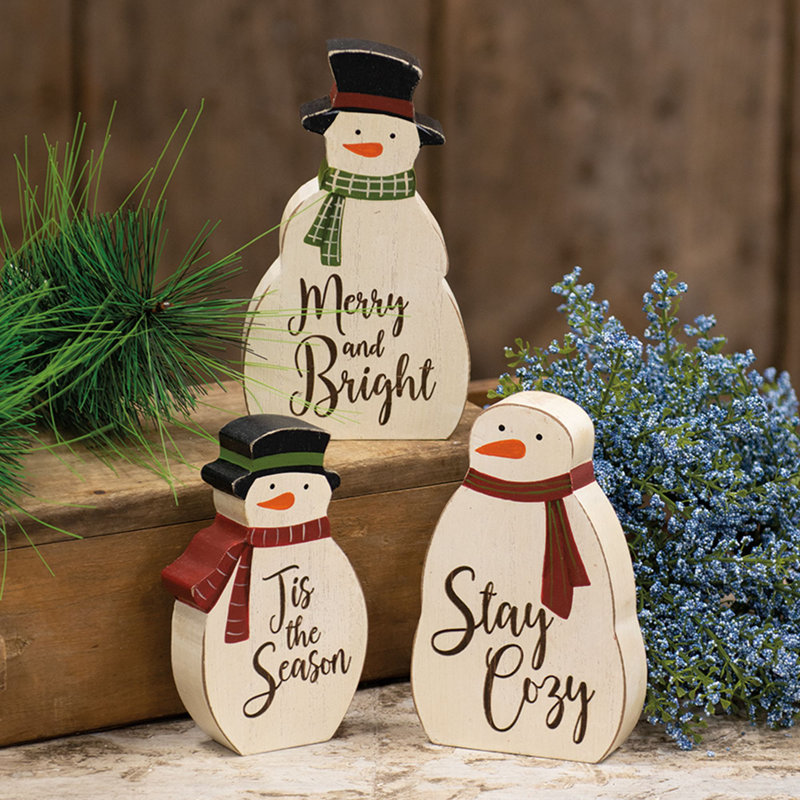Ensemble de 3 fauteuils réversibles Chisky Snowman