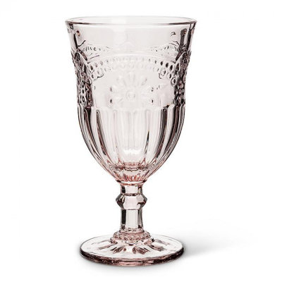 Verre à pied à fleurs