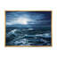 Soleil à travers les vagues de l'océan - Peinture sur toile-60160990-60160995