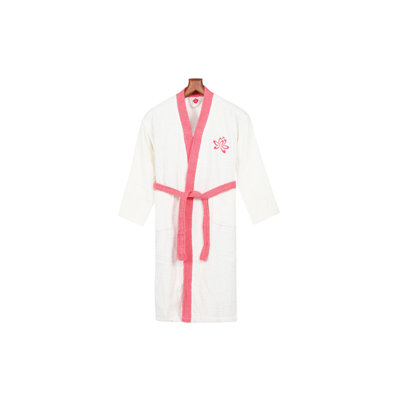 Cotton Above Knee Bathrobe with Pockets