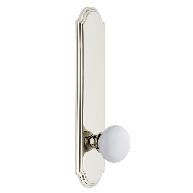 Poignée haute Grandeur Arc, Nickel poli, 2-3/4", Droitier