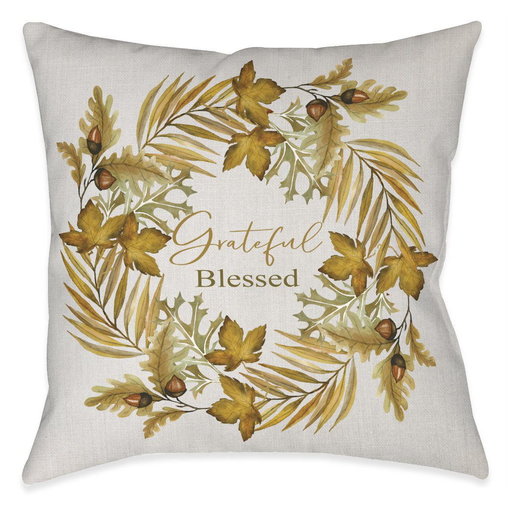 Grateful Blessed Indoor Pillow Laural Home