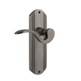 Deco Plate Passage (Hall & Closet) with Manor Lever