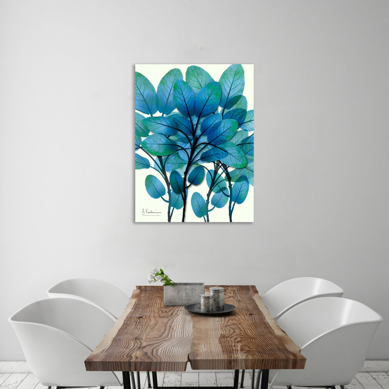 " Azure Embrace 1 " by Albert Koetsier, 20" H x 15" W x 1.5" D