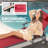 Outdoor Patio Adjustale Chaise Lounge Chair With Wheels And Armrests-783851875
