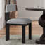 Chaise d'appoint rembourrée (ensemble de 2)