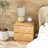 Rusict Farmhouse Wood Nightstand With 2 Drawer