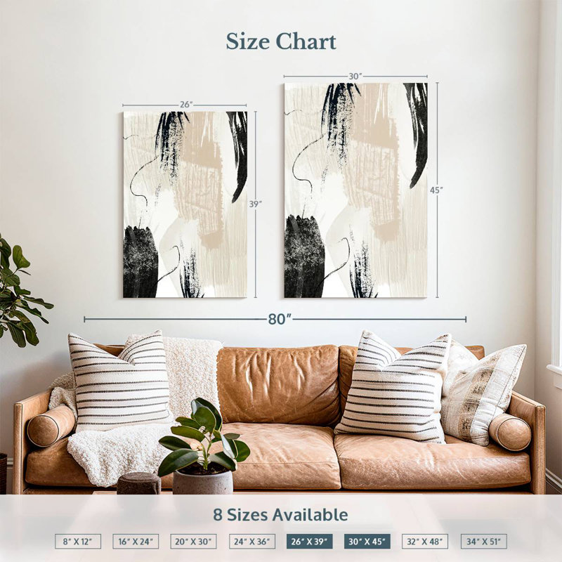 Avery Brush Strokes VIII, 39" H x 26" W