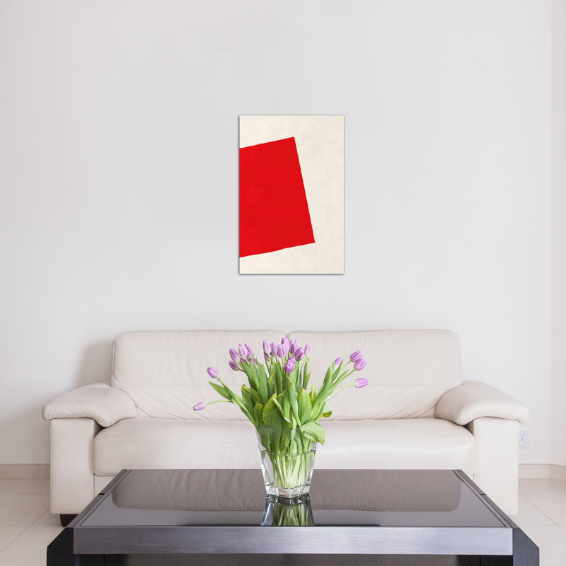 'Modern Square' Graphic Art on Canvas, 26" H x 18" W x 1.5" D