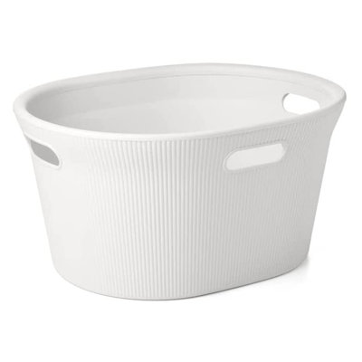 Plastic Laundry Basket with Handles