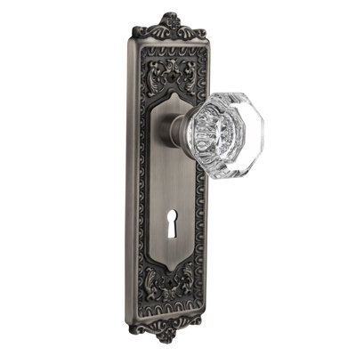 Egg & Dart Plate with Decorative Keyhole and Waldorf Door Knob