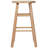 24" Solid Hardwood Counter Height Barstool, Fully Assembled
