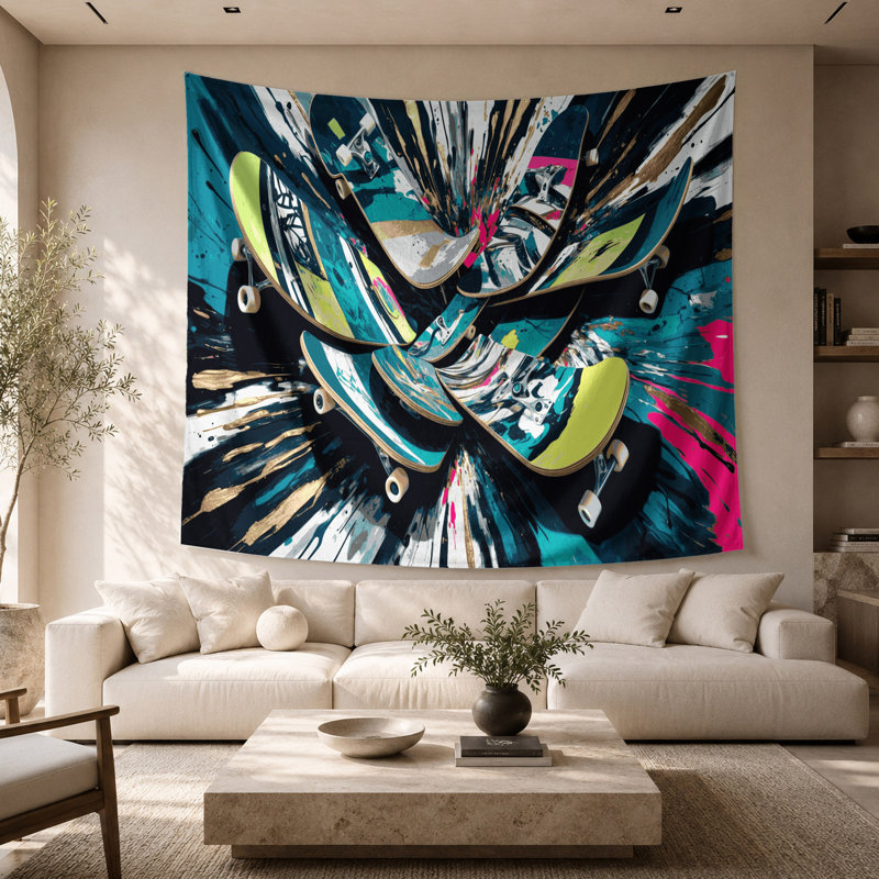 Tapisserie murale Transagement, 68 po x 80 po