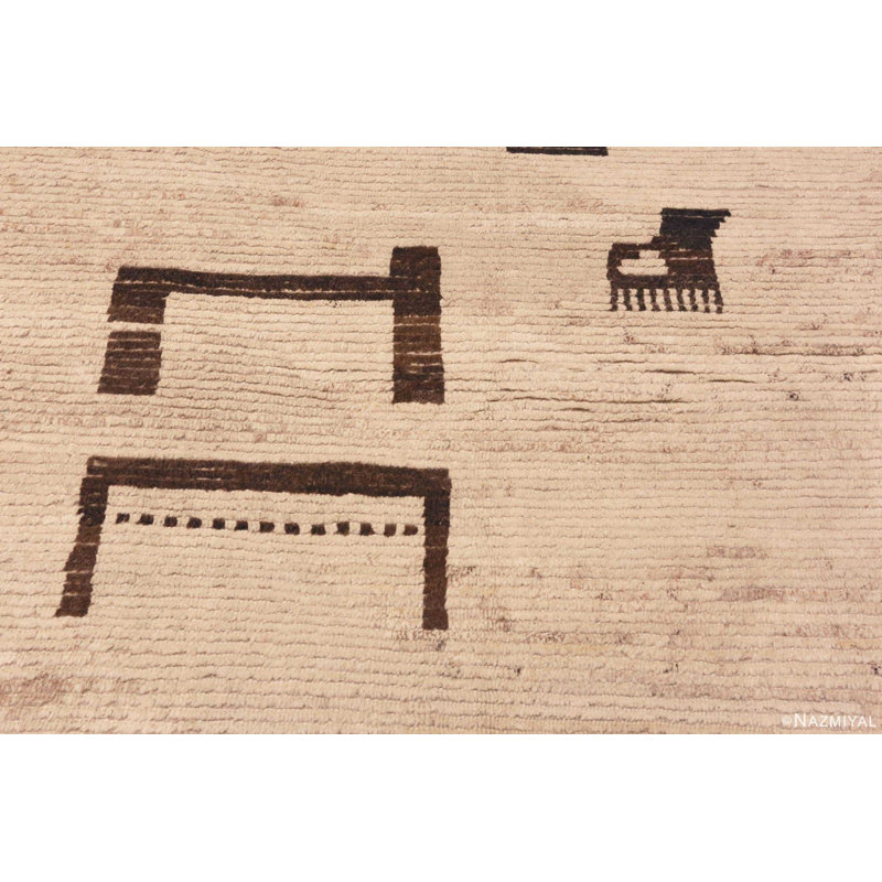 Best Modern Moroccan One-of-a-Kind Rectangle 14'6" X 19'2" Area Rug