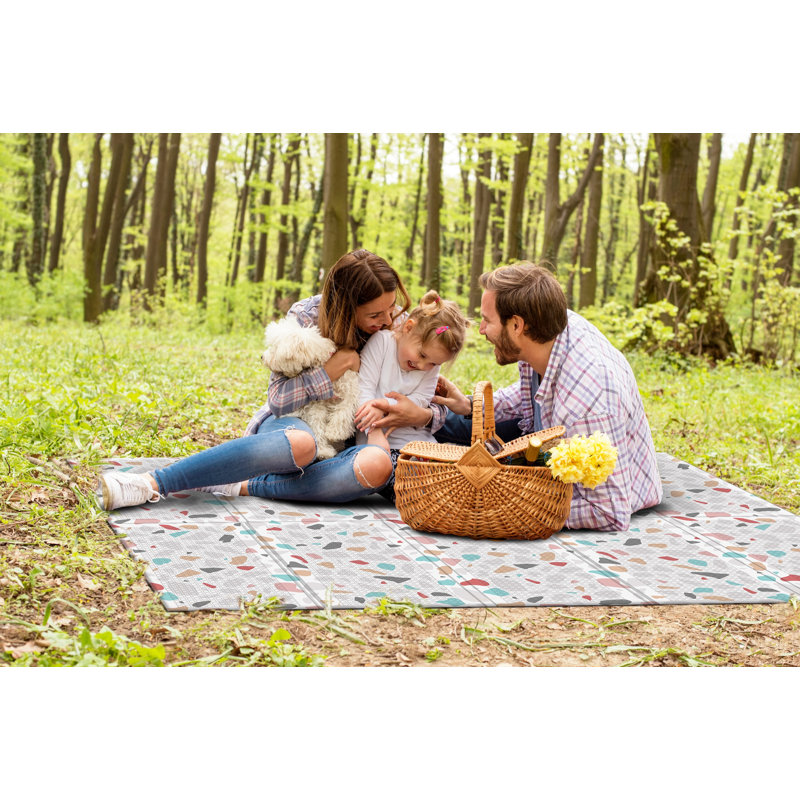 Portable Folding Mat - Deco Terrazzo