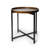 Amale Round Side Table with Removable Wood Tray