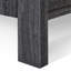 Table de chevet en simili bois sans outils en gris foncé avec et
