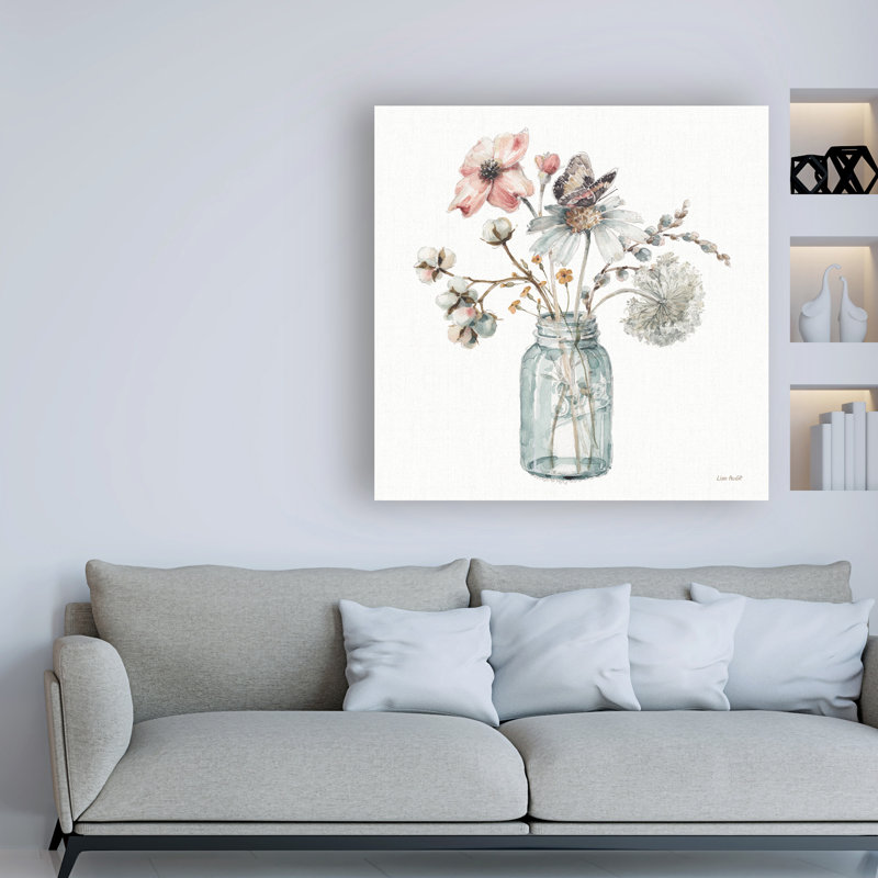 "A Country week-end IX antique" par Lisa audit, reproduction d’art sur toile tendue, H 18 po x l 18 po x p 2 po