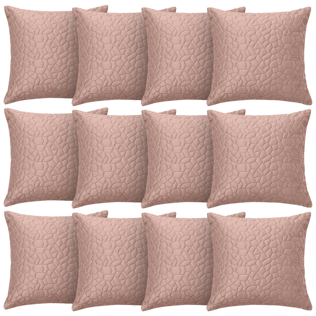 Aspire Homeware Geometric Square Velvet Cushion Covers