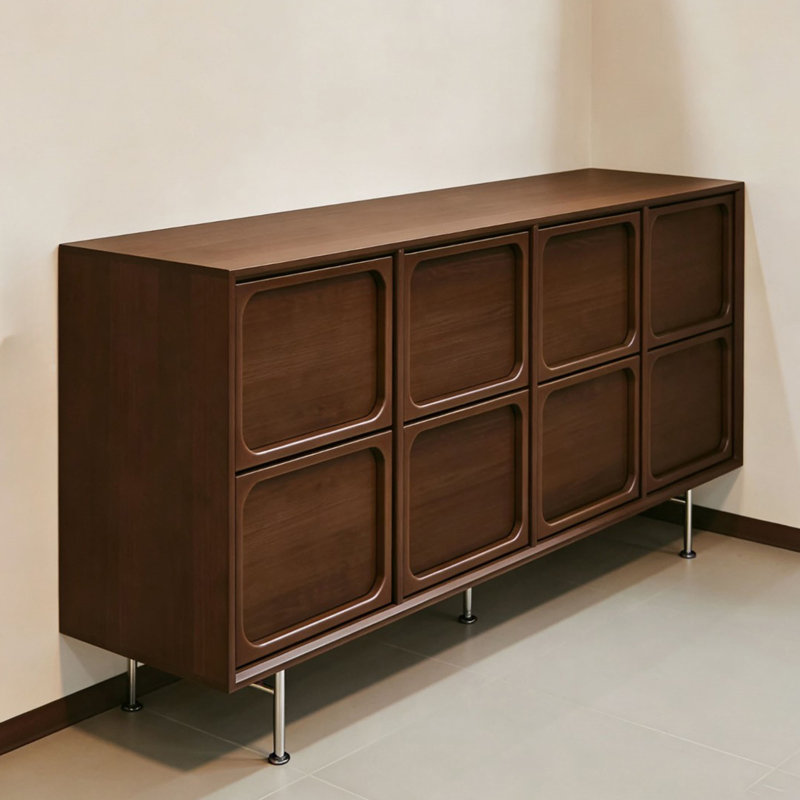 Buffet rétro de style français, H 35,4 po x l 63 po x P 17,7 po