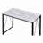 Rectangular Writing Desk With Metal Base-1946647149-1946647152