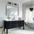 Metal Rectangle Mirror with Aluminum Frame, Bathroom Mirror with Resistant Glass-1301543974-1299815389
