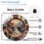 Horloge murale 12 po