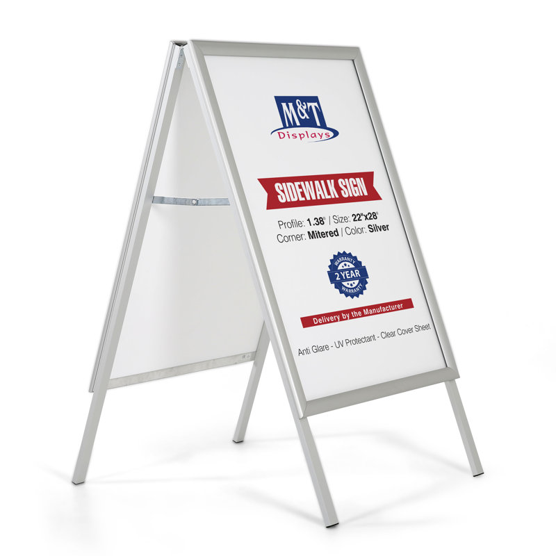 Sign Poster Menu Holder