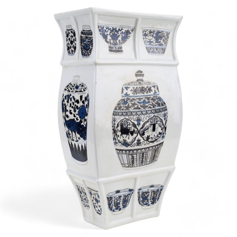Vase en porcelaine décorative peint à la main
