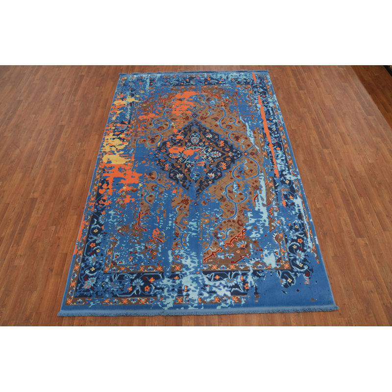 Tapis traditionnel délavé 6 x 9