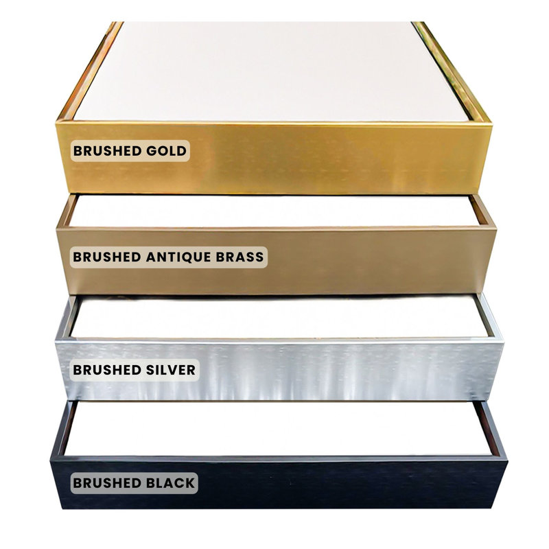 Cadre photo Ravan, L 32 po x H 26 po, Noir brossé