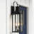 22" Black Outdoor Wall Light, 2-Pack - Waterproof Exterior Wall Sconce, Modern Farmhouse Porch Lighting for Garage, House Decor-124538685-124538684