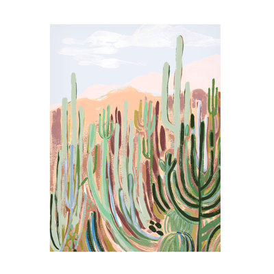 «Warm Sunbake Desert I» par Laura Marr - impression sur toile tendue