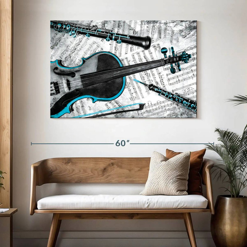 Abarca Musical Instruments Pop, 32" H x 48" W