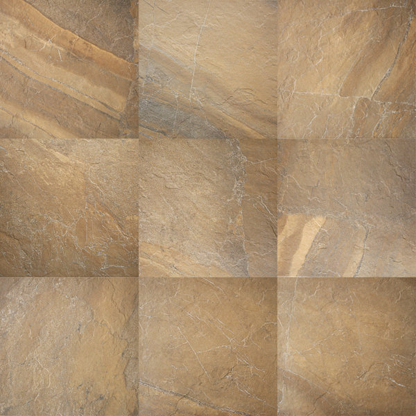 Ayers Rock 13" x 20" Porcelain Field Tile in Bronzed Beacon