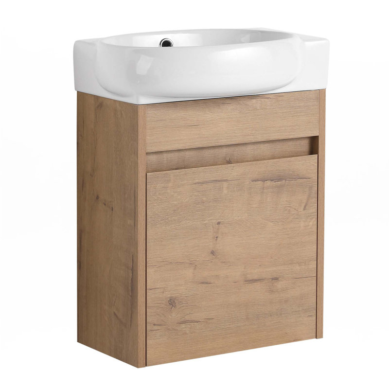 Petit meuble-lavabo 16 "avec lavabo
