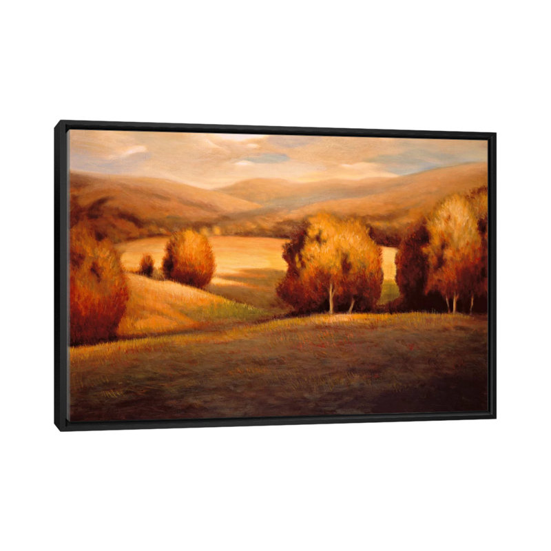 «Backcountry I» par Helen Pierson, reproduction d'art sur toile tendue, H 18 po x l 26 po x P 1,5 po, Toile avec cadre noir