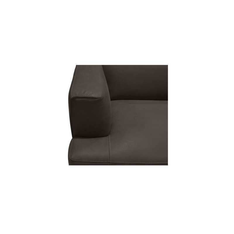 Clove L-Shaped Sectional Deep Brown, Deep Brown
