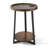 Modern 2-Tier End Table with USB Charging and Open Storage